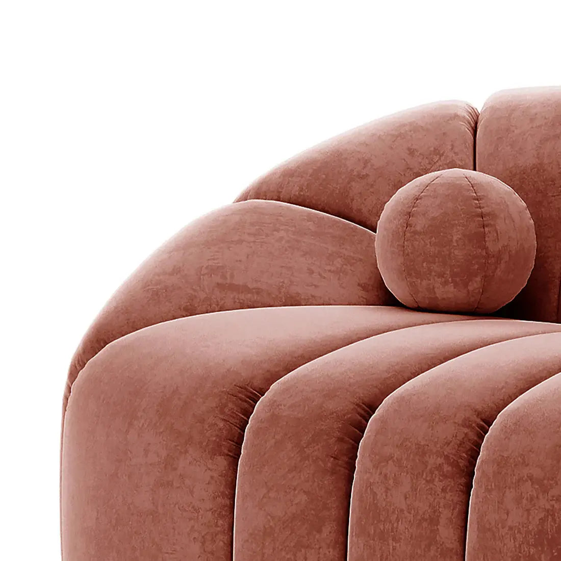 Trina Curved Tufted Velvet Sofa Australia Beyond Living