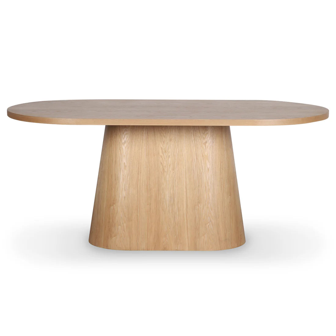 Large oval dining table natural finish Australia