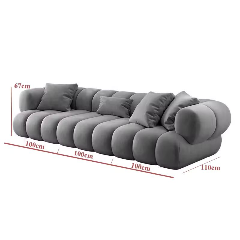 Large velvet L shape sofa for Australian living room