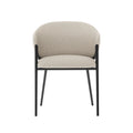 Linen dining chair contemporary design