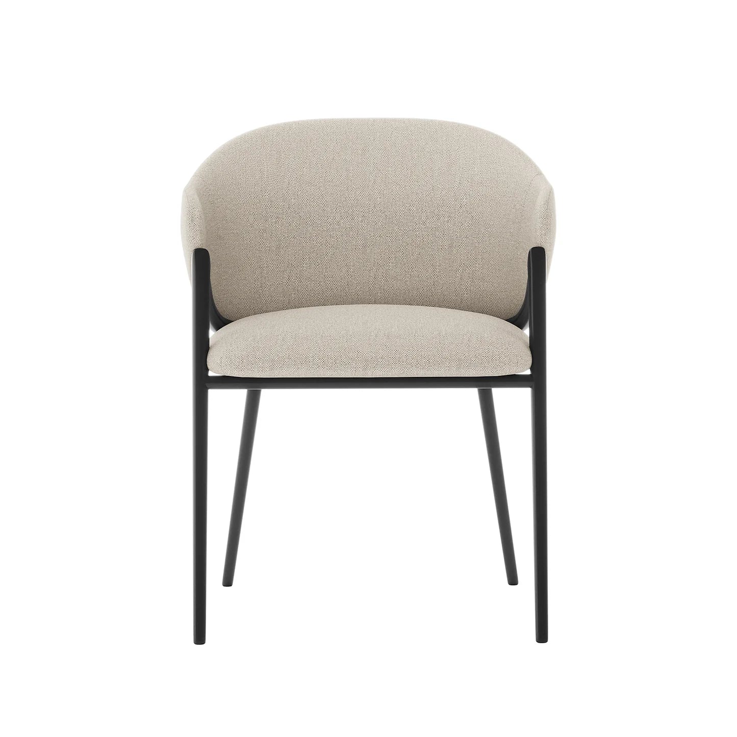 Linen dining chair contemporary design