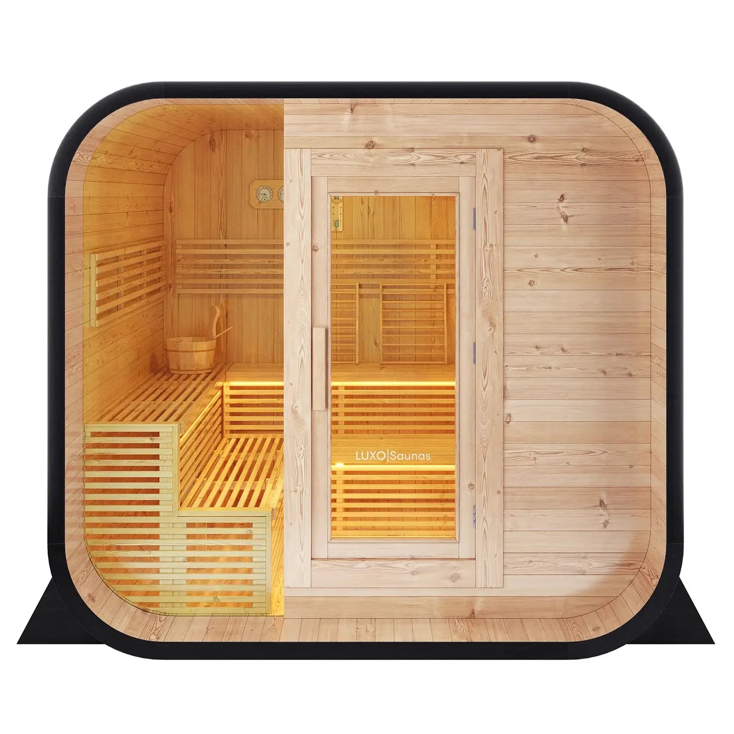 Luxury home sauna 8 person capacity
