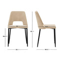 Luxury oatmeal dining chairs Australia