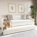 Luxury velvet daybed with pull out trundle bed Beyond Living
