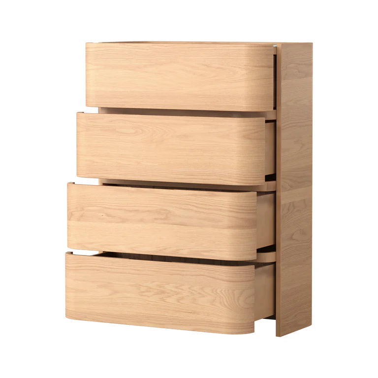 Brodie Four Drawer Chest - Oak