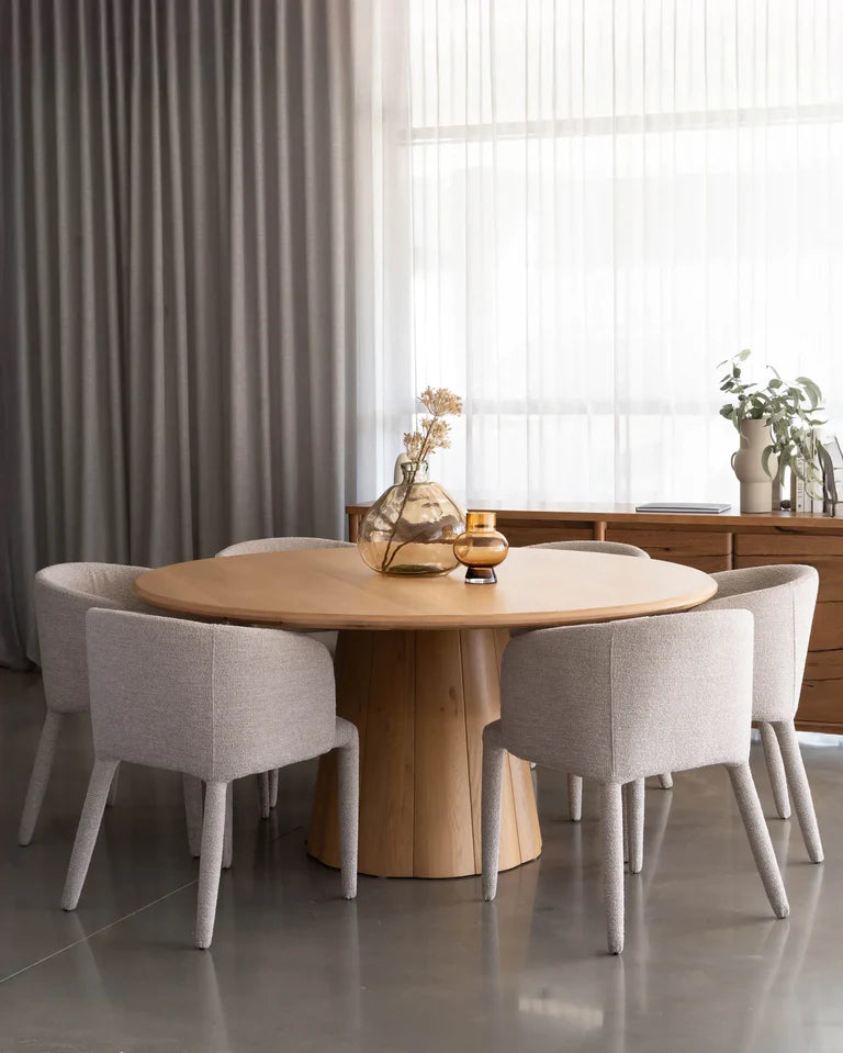 Elliot Round Dining Table 160cm - Oak