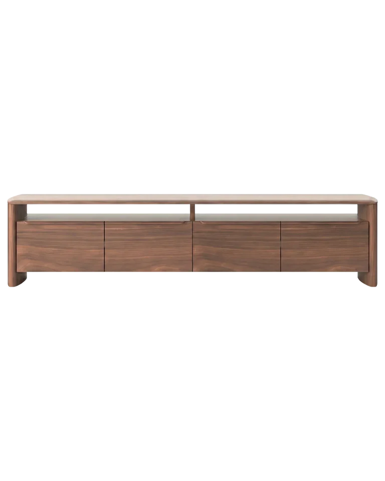 Otto Entertainment Unit 240cm - Walnut Natural