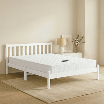 Giselle Double Mattress & Pine Wooden Bed Frame