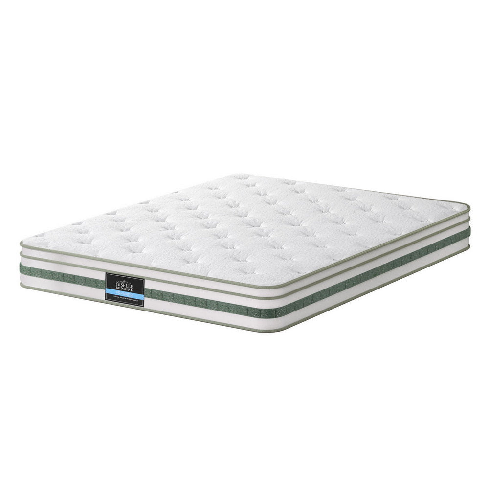 Giselle 20cm Double Mint Green Tea Mattress