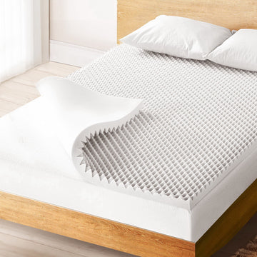 Giselle 5cm Egg Crate Foam Mattress Topper Double
