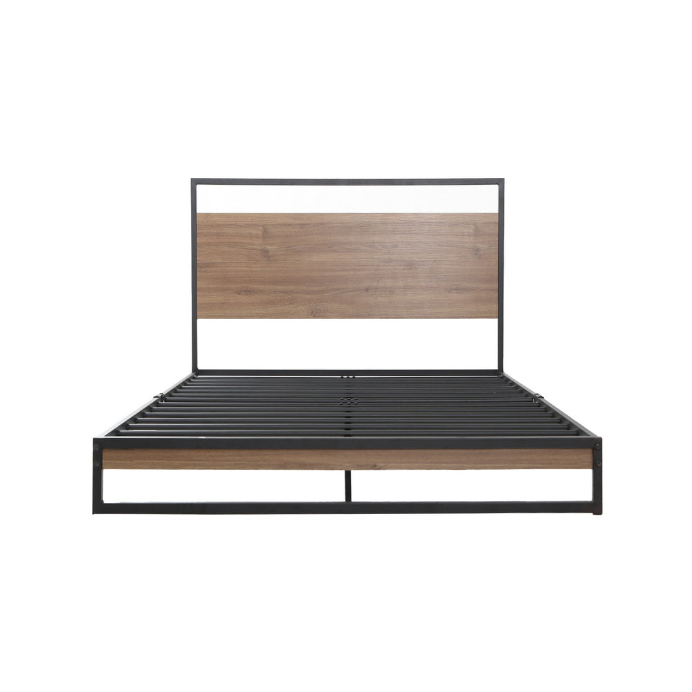 Artiss Dane King Single Metal Bed Frame – Black