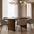 Marciana fluted pillar dining table Beyond Living