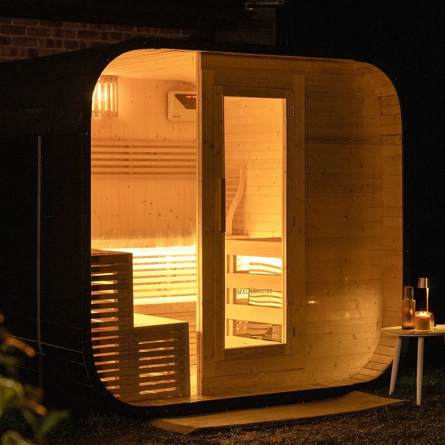Medika outdoor home sauna Beyond Living