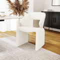Merla boucle occasional chair Australia cream white