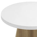 Minimalist white dining table modern home