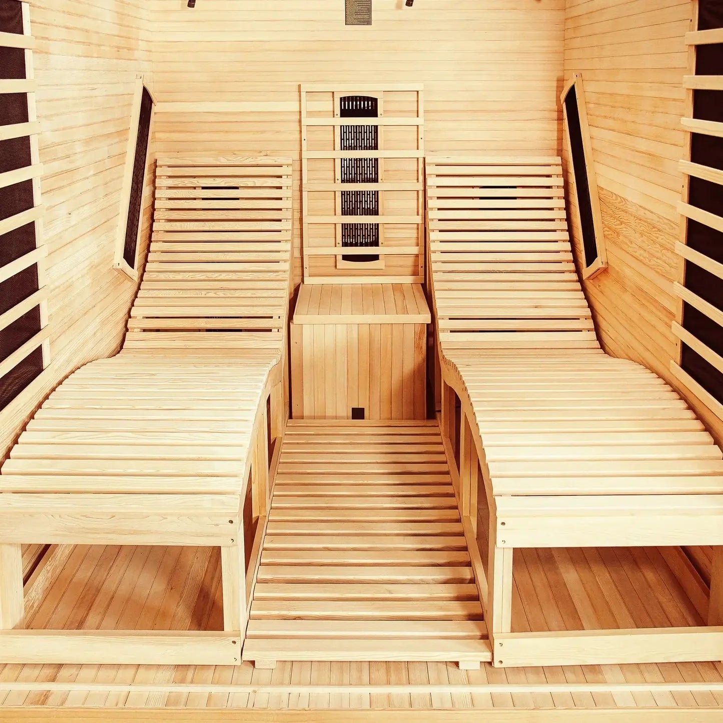 Modern 3 person hybrid sauna by Beyond Living