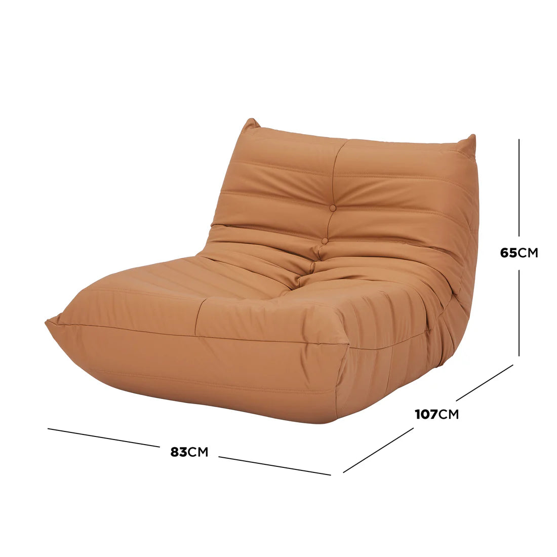 Modern PU leather accent chair Australia