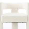 Modern boucle accent chair Australia Utah model