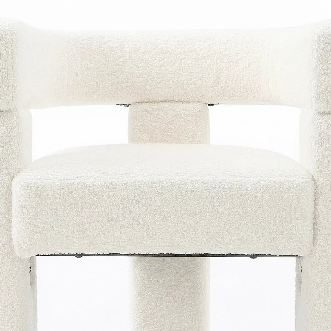 Modern boucle accent chair Australia Utah model