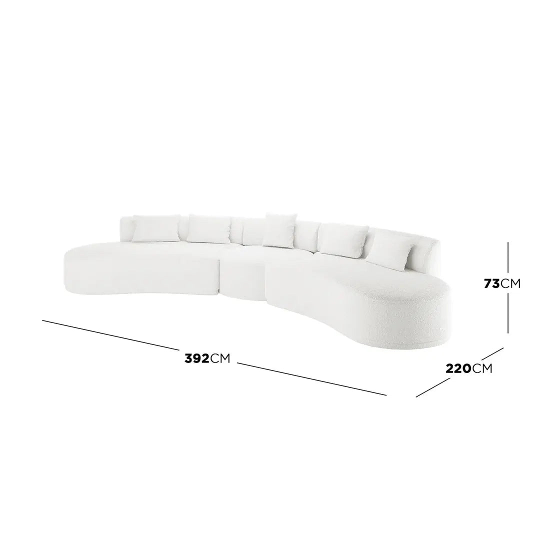 Modern cream white sofa set