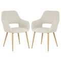 Modern fabric dining chair set dining room
