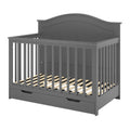 Modern grey nursery cot