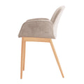 Modern light grey dining chair pair Australia
