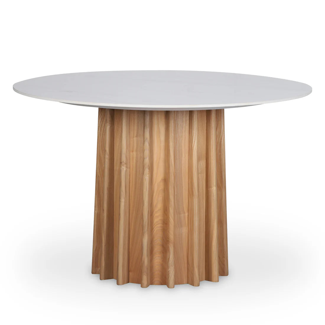 Modern marble look 4 seater dining table
