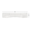 Modern modular boucle lounge Australia