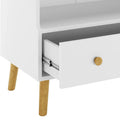 Modern nursery change table white finish