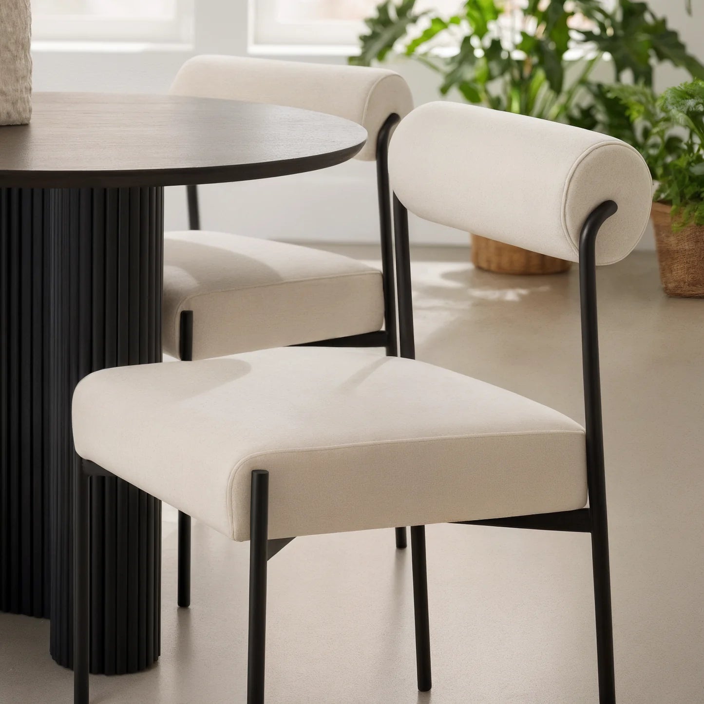 Modern velvet dining chair set Australia