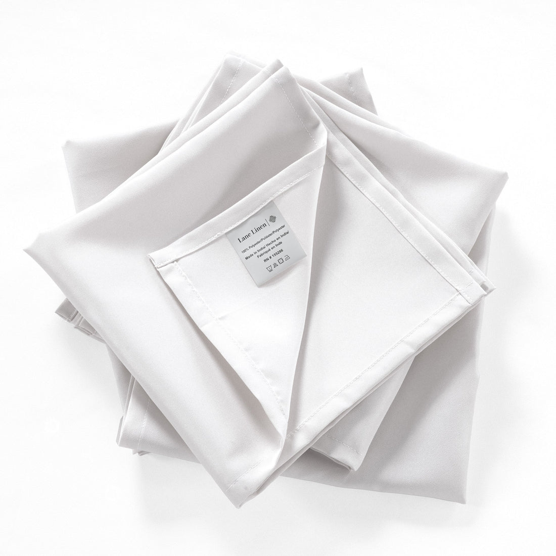Set of 6 Napkins 50x50cm - White