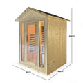 Natural timber backyard sauna Australia