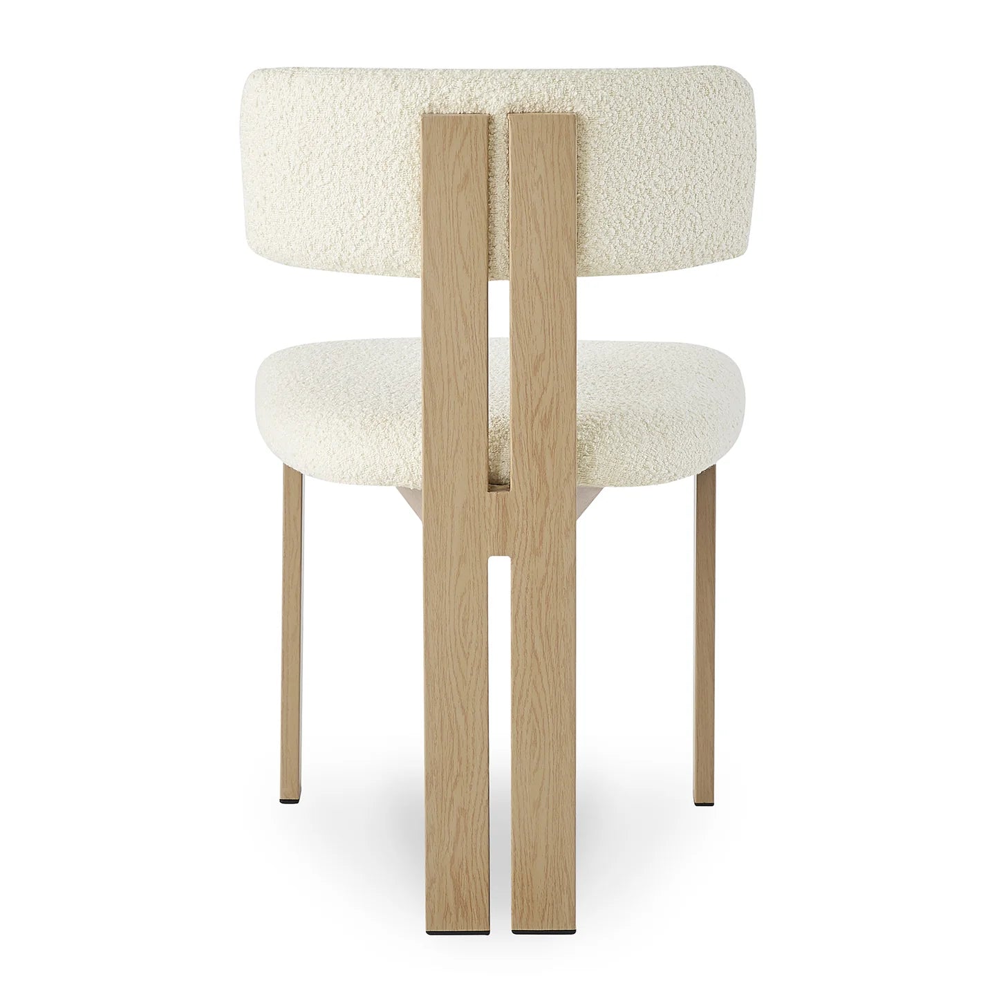 Neutral boucle dining seating Australia