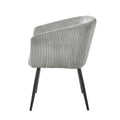 Neutral grey dining chair set dining room setup