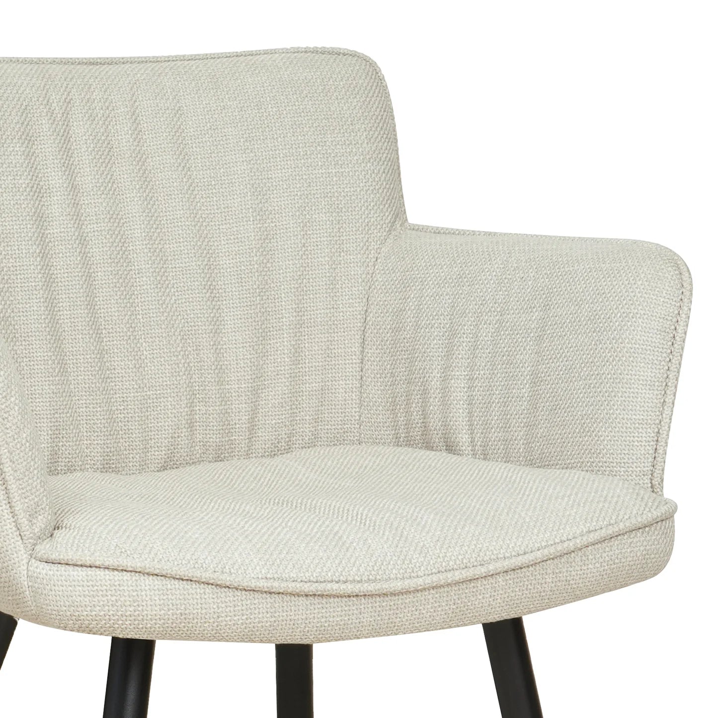 Neutral linen dining chairs Australia