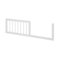 Nursery bed rail upgrade white finish