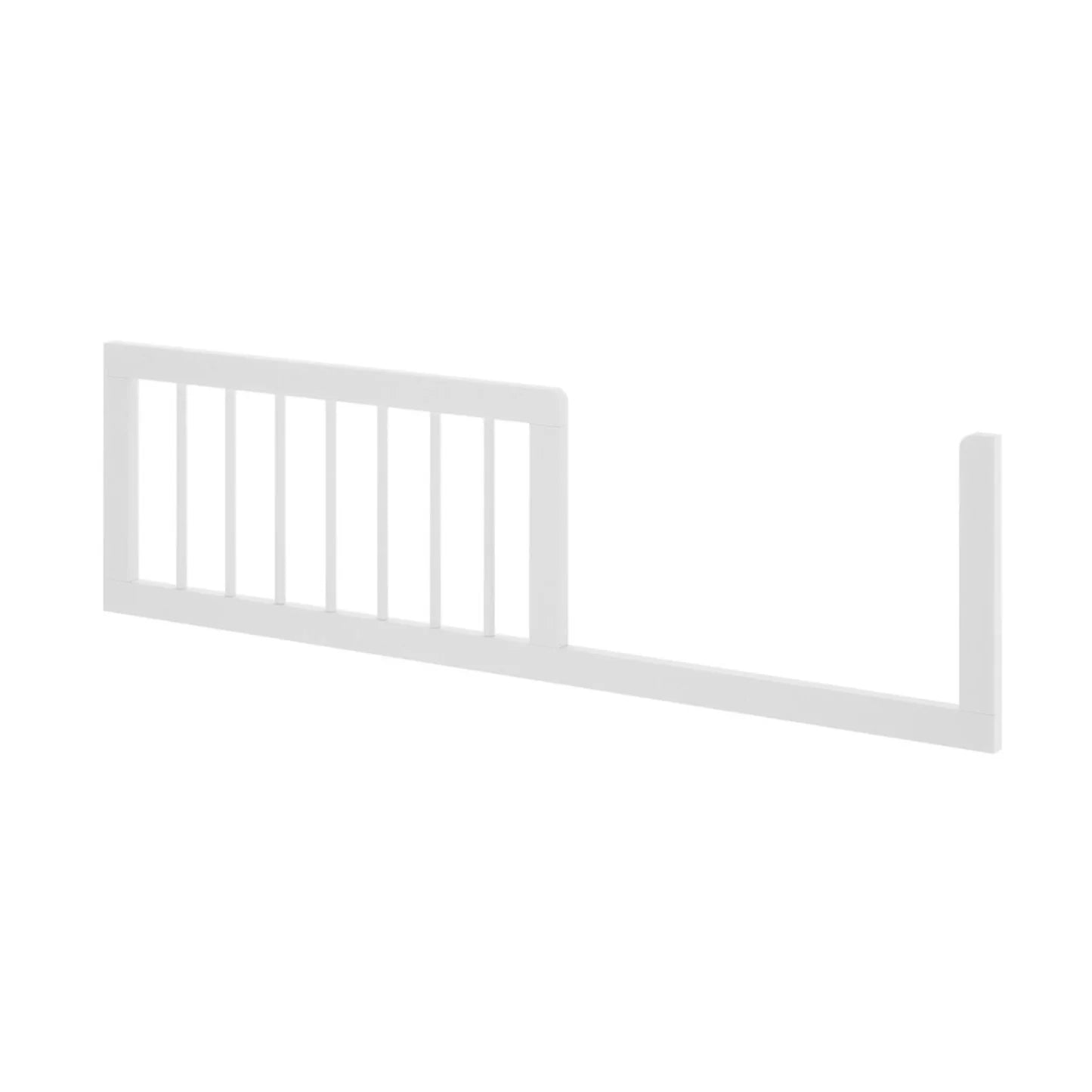 Nursery bed rail upgrade white finish