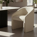 Nuve bouclé accent armchair Australia upholstered designer chair