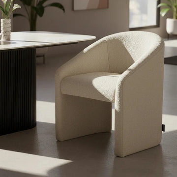 Nuve bouclé accent armchair Australia upholstered designer chair