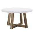 Outdoor Concrete Dining Table | Hardwood Patio Table – Beyond Living