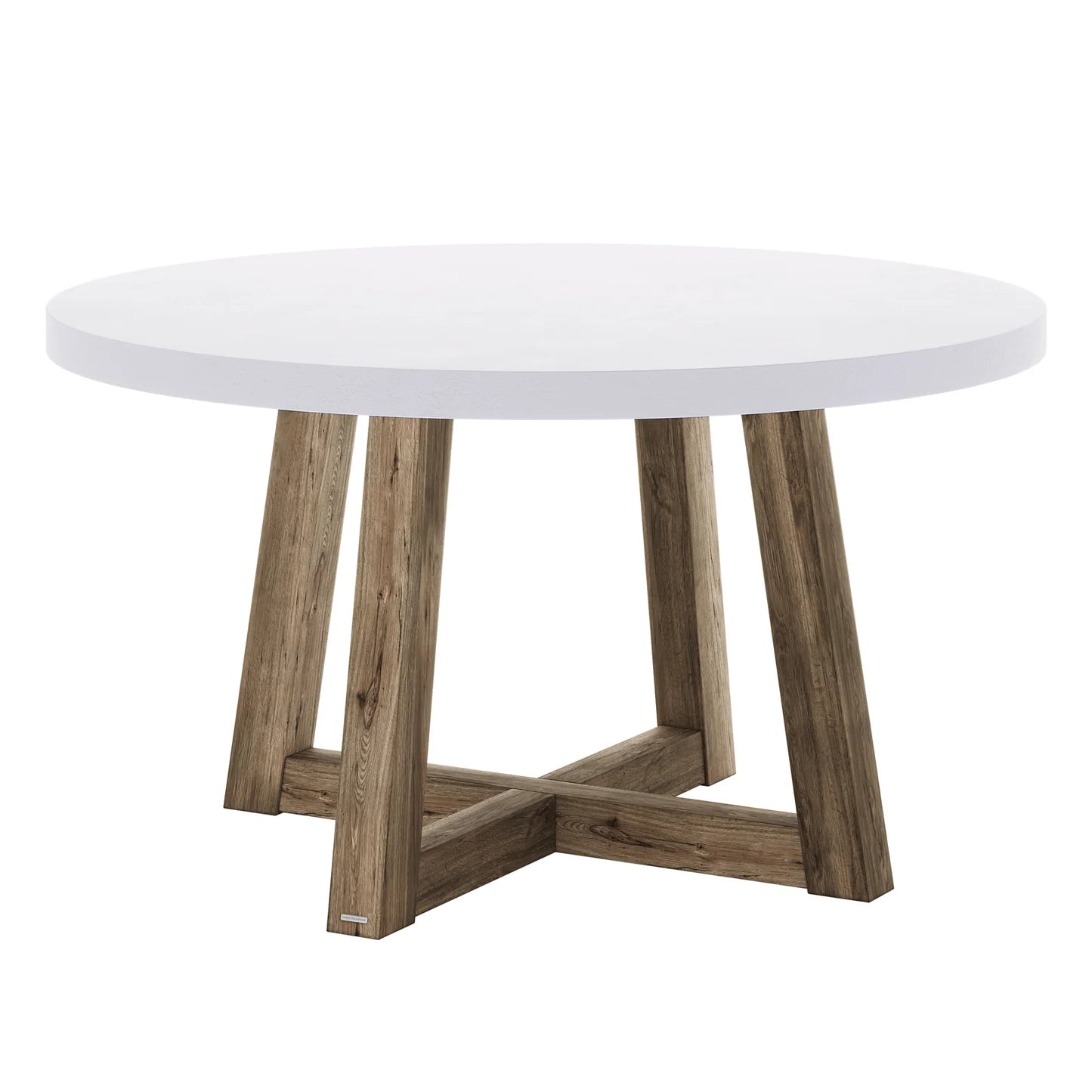Outdoor Concrete Dining Table | Hardwood Patio Table – Beyond Living