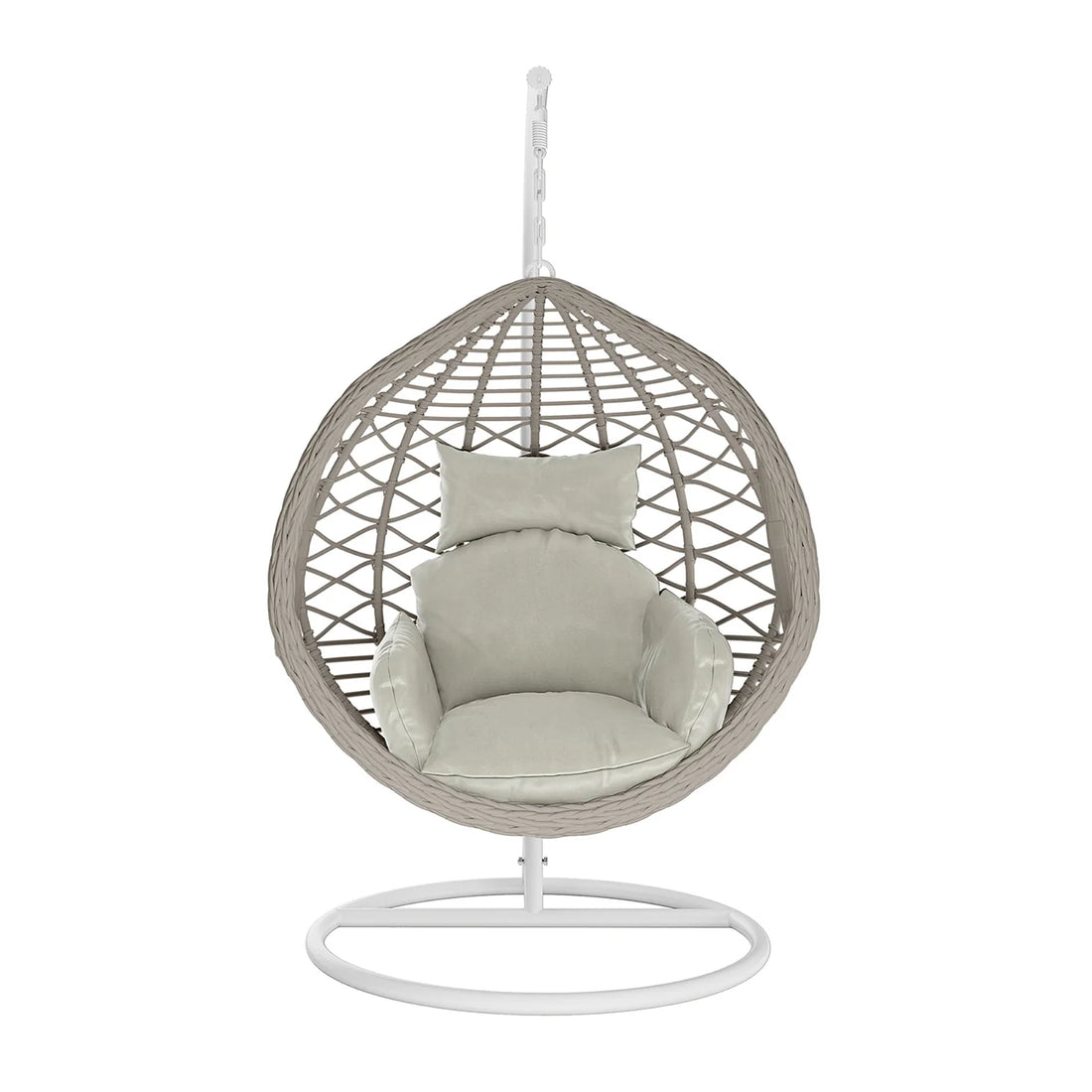 Beyond Living outdoor hanging egg chair for patio lounge