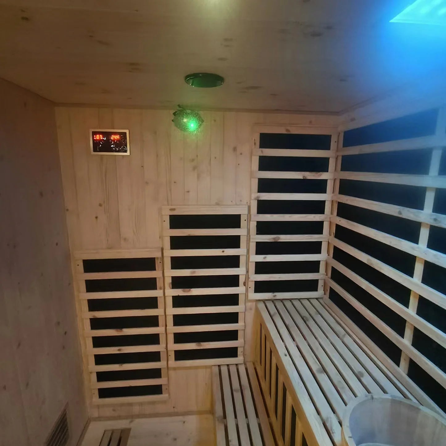 Outdoor wellness sauna natural finish Australia