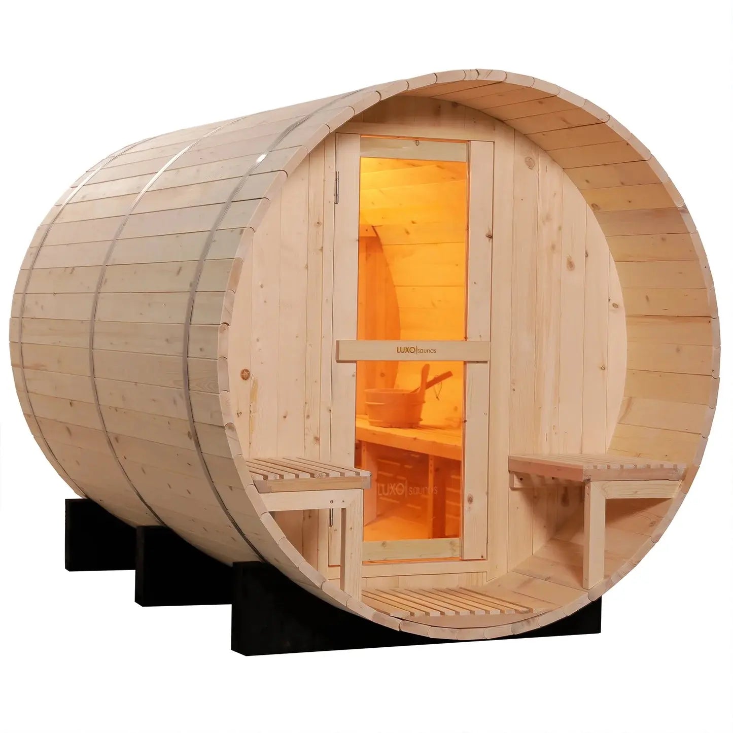 Pine outdoor sauna 4 person capacity