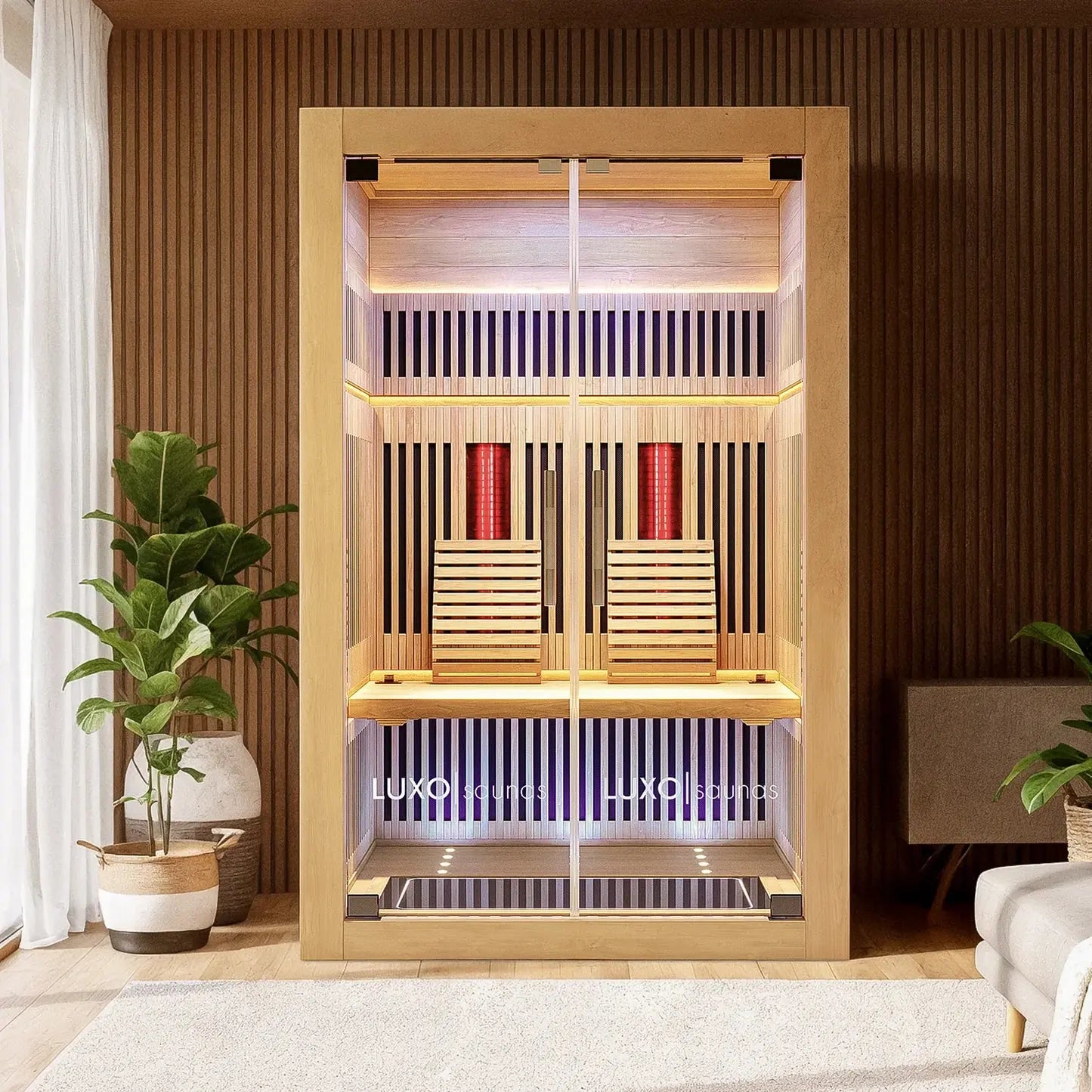 Runko 2 person full spectrum infrared sauna Australia
