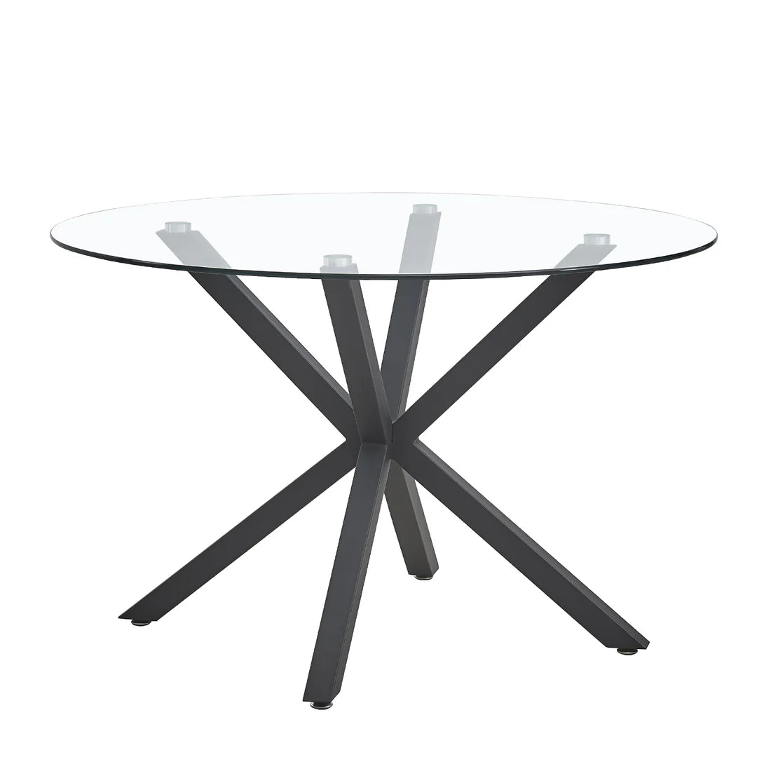 120cm round glass dining table Australia