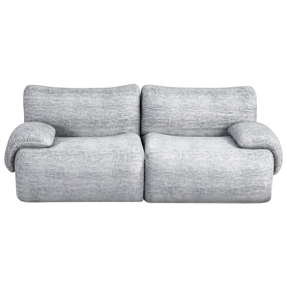 Artiss 2-Seater Sofa – Grey, No Assembly Needed