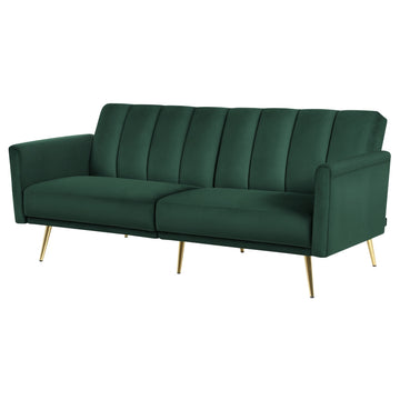 Artiss 3-Seater Sofa Bed Velvet Lounge