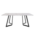 Salen 6 seater marble dining table Beyond Living
